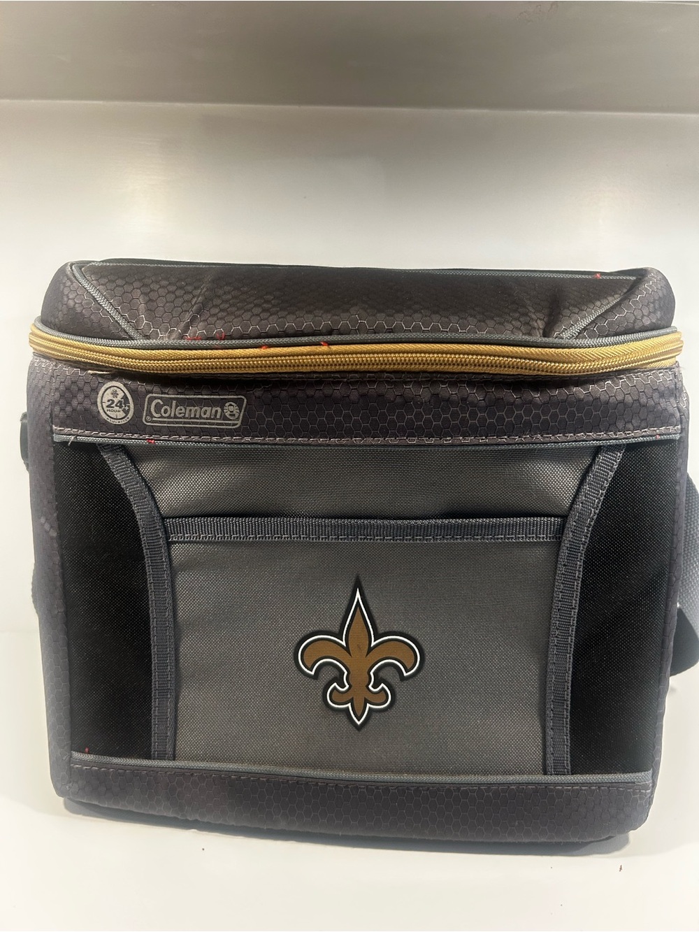 New Orleans Saints Coleman NFL Insulated Soft Cooler Lunch Bag Shoulder Strap